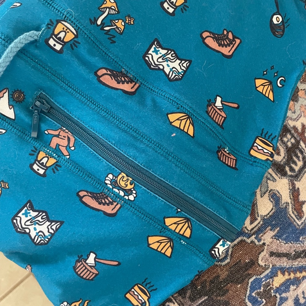 Teal Patterned Women's ninja suit